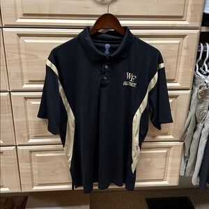 Wake Forest Black and Gold Polo Shirt